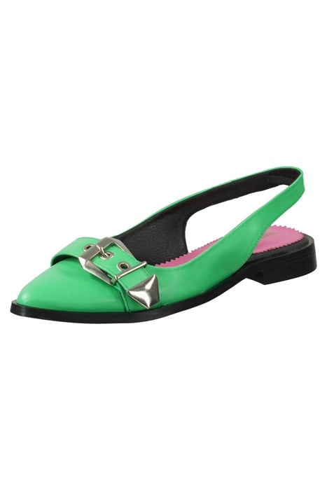 PHIONA LEATHER MULE GREEN 7