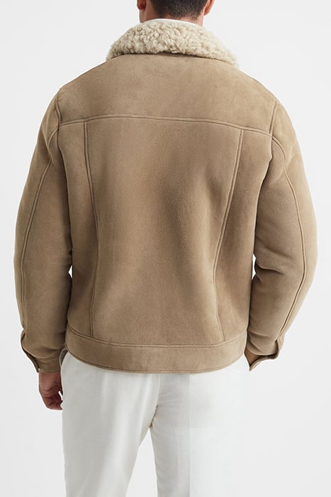 ROSEBERRY LEATHER & BIKER JACKET STONE 2