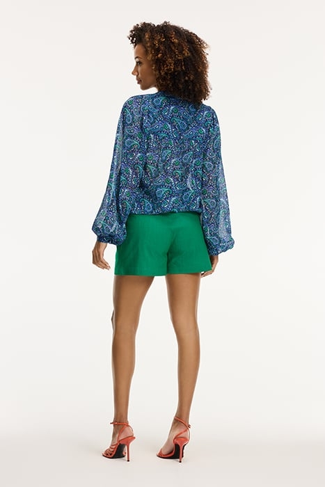 LADIES ISA TOP PAISLEY BLUE PAISLEY 4