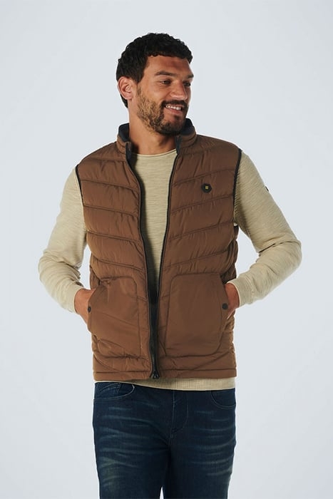 BODYWARMER PADDED CAMEL 1