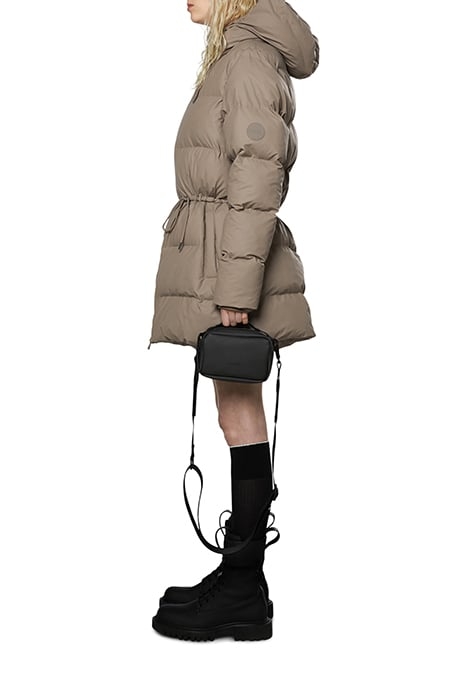 UNISEX PUFFER JACKET TAUPE 4