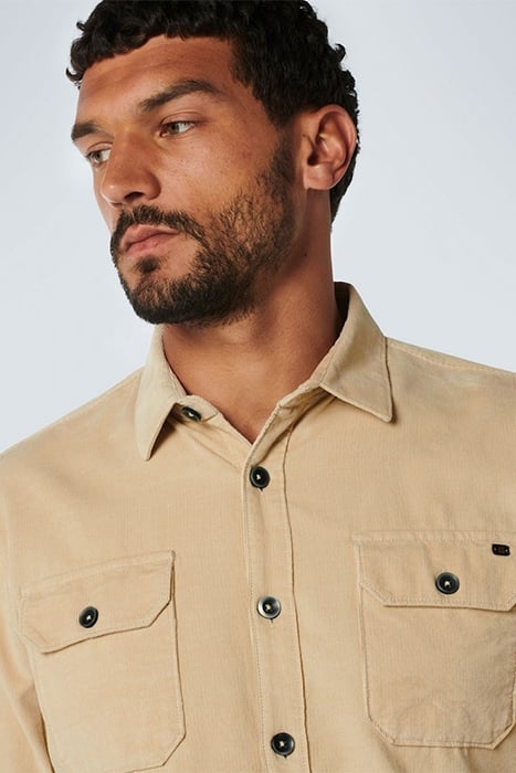 SHIRT CORDUROY SOLID STONE 6