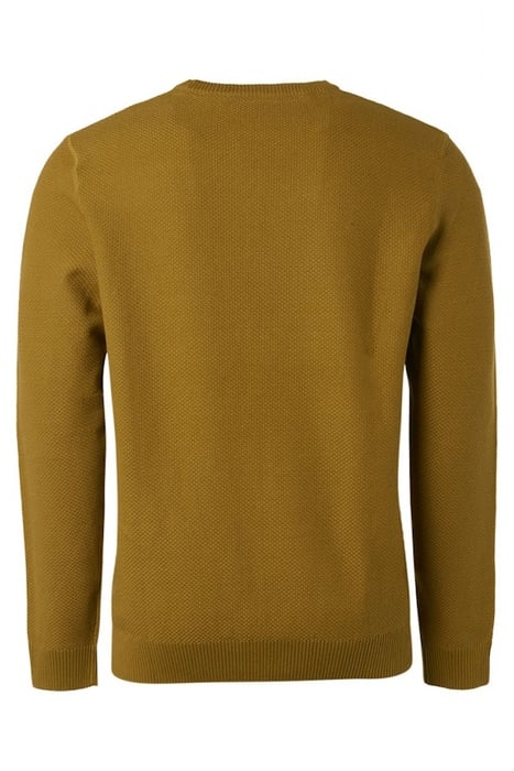 PULLOVER CREWNECK SOLID JACQUARD OLIVE 2