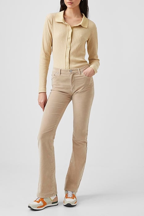 PAULA MICRO CORD SKINNY TRSR SOFT TRUFFLE 2