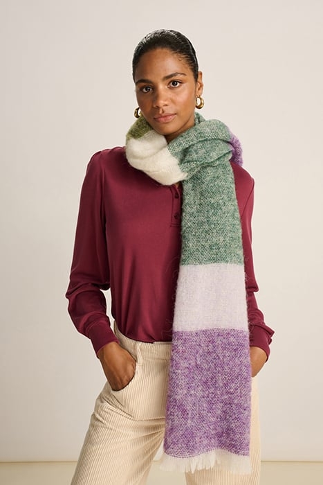 SHAWL - STRIPES FRENCH VIOLET 2