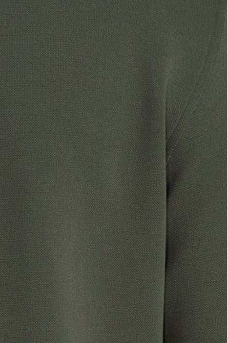 SWEATER FULL ZIPPER 2 COLOURED MELANGE DARK GREEN 5