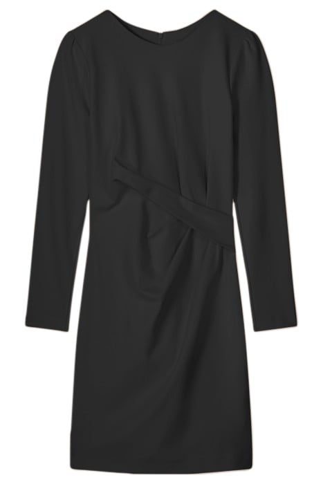 DRESS PUNTO MILANO BLACK 3