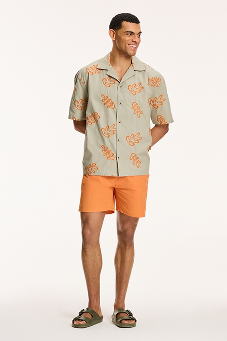 MEN SHORTSLEEVE REEF EMBROIDERY BEIGE 6