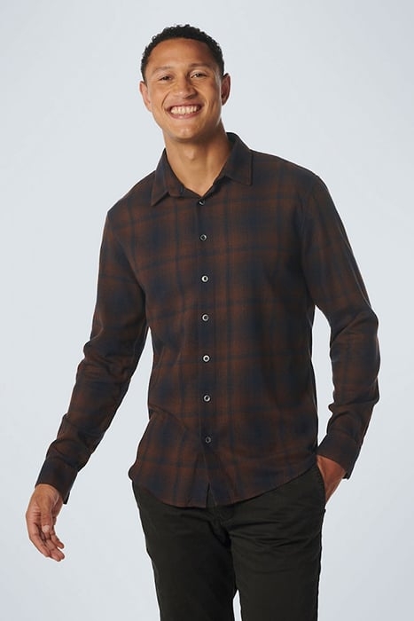 SHIRT CHECK BROWN 1