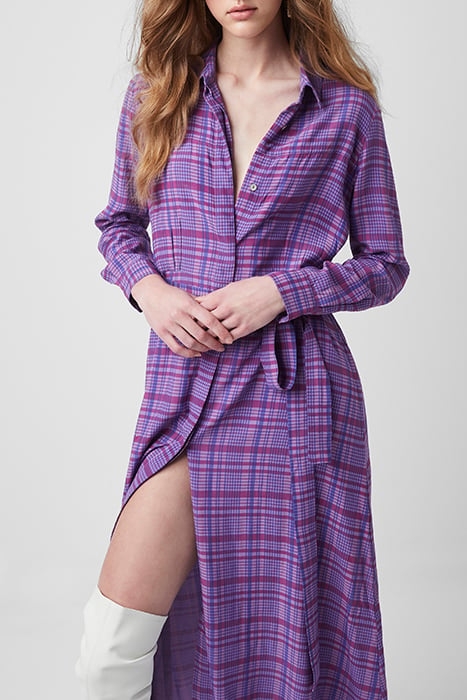 GWEN L/S SHIRT DRESS DAZZLING BL/PHLOX 3