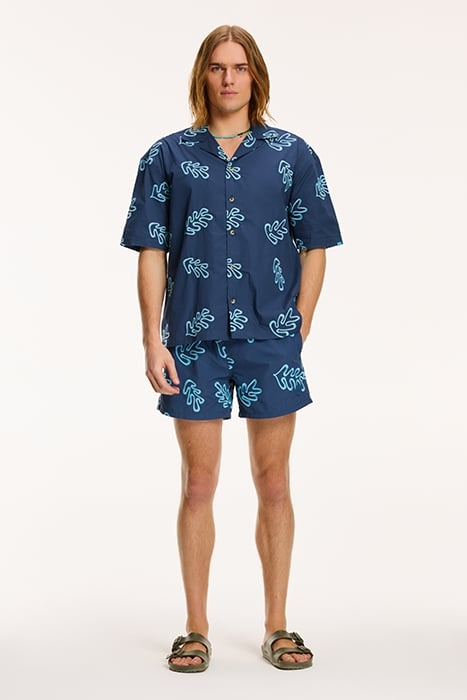 MEN SHORTSLEEVE REEF EMBROIDERY ROYAL BLUE 6