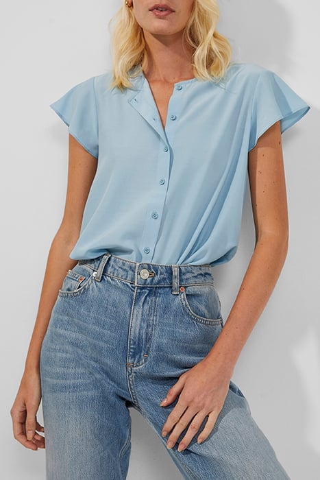 ERY CREPE SSLV SHIRT FORGET ME NOT 1