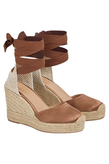 CS ESMERELDA WEDGE SANDAL LIGHT BROWN 2