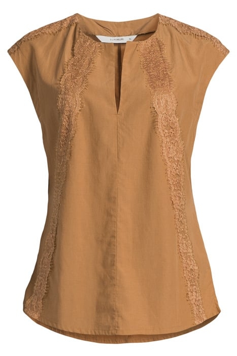 SLEEVELESS TOP LYOCELL COTTON WOOD 3