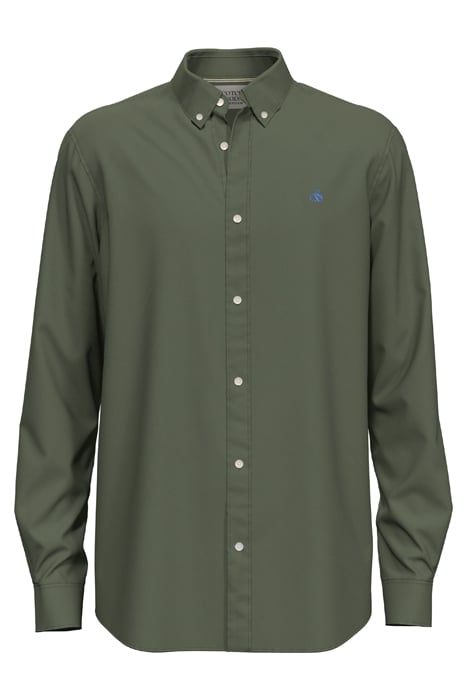 ESSENTIAL OXFORD SOLID SHIRT ARMY 1