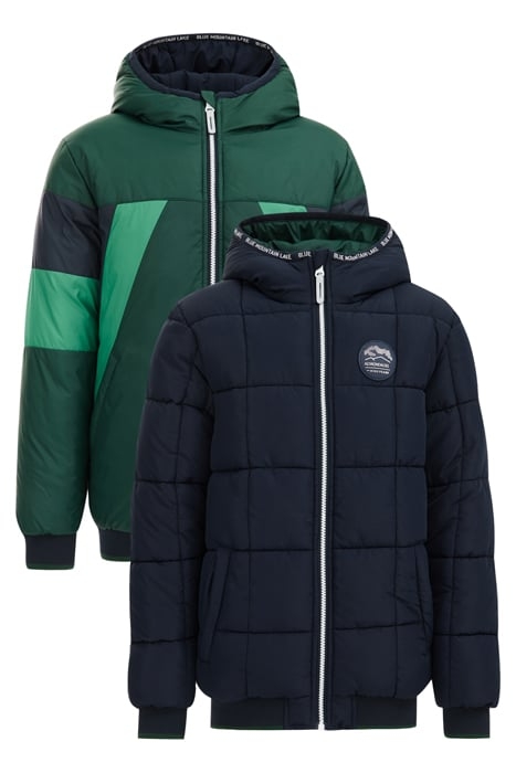 JACKET REVERSIBLE BOMBER DARK GREEN 3