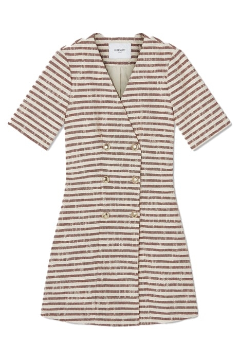 DR OXLADE - STRIPE TWEED BROWN 3