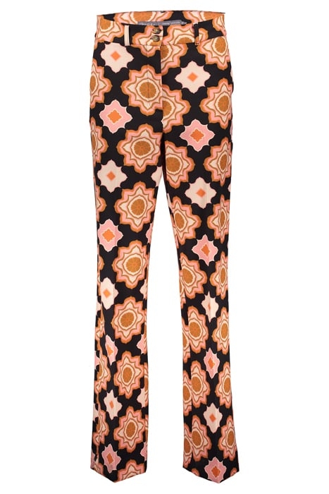 PANTALON PRINTED ORANGE/PINK/BLACK 1