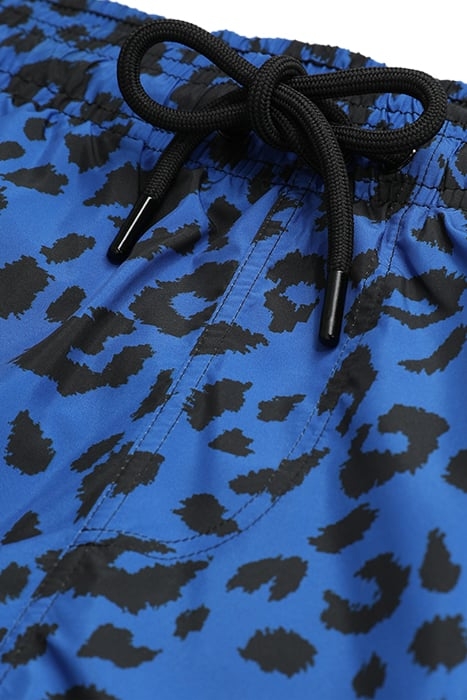 SWIMSUIT WITH A LEOPARD PRINT BLUE ELECTRIC 2