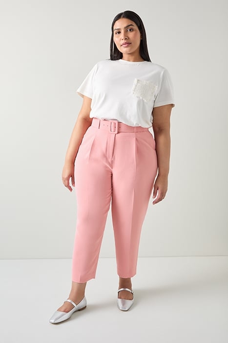 TR TABITHA CREPE TROUSERS ROSE 1