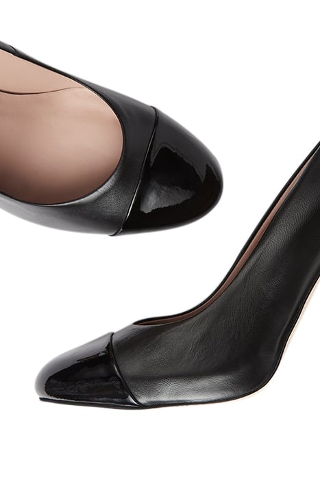 CC MYLAH TOE CAP HIDDEDN BLACK 4