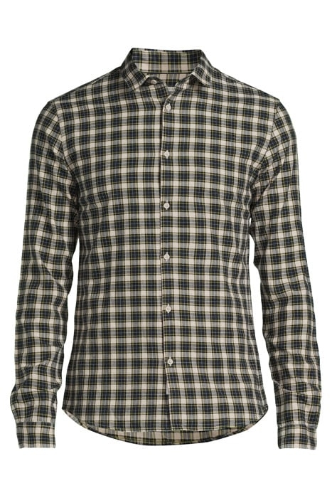NAVY CHECKED SLIM SHIRT NAVY 3