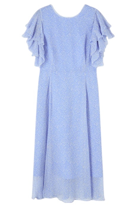 DR AGNES GEORGETTE DRESS LIGHT BLUE 3