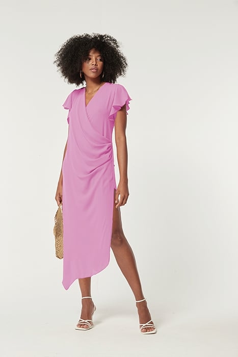 CREPE FABRIC LIMAZ9 DRESS VIOLET 1