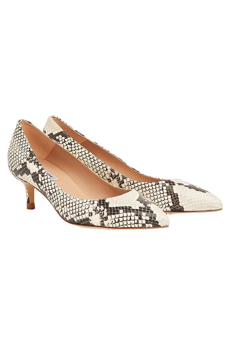 AUDREY POINTED KITTEN HEE WHITE/GREY 2