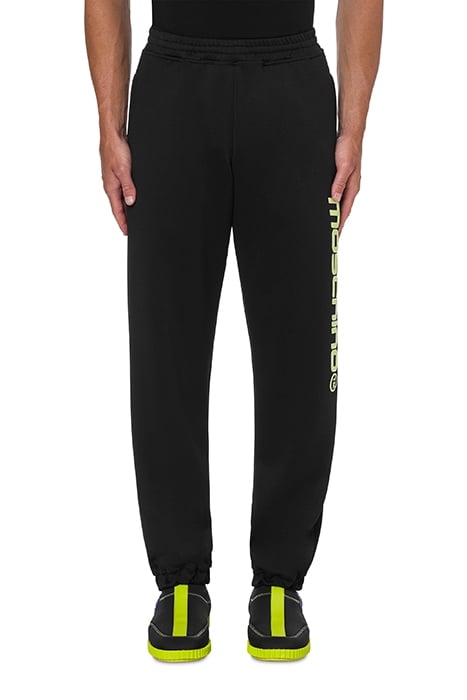MOSCHINO™ STRETCH TECHNICAL JOGGERS BLACK 1