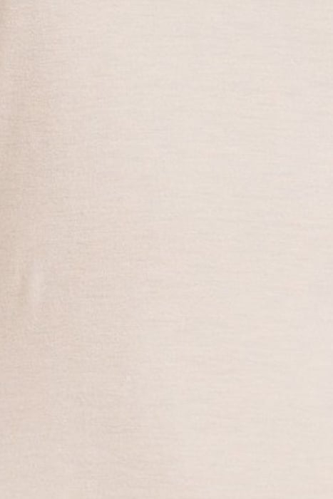 V NECK TOP VISCOSE WOOL JERSEY IVORY 5