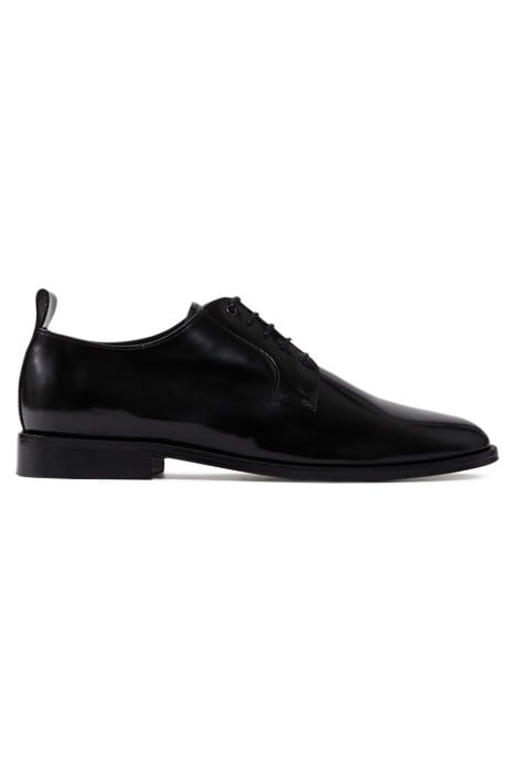 SMOOTH LEATHER DERBIES BLACK 1