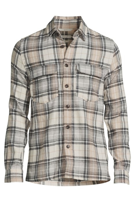 MINK CHECKED MOTIF REGULAR SHIRT MINK 3