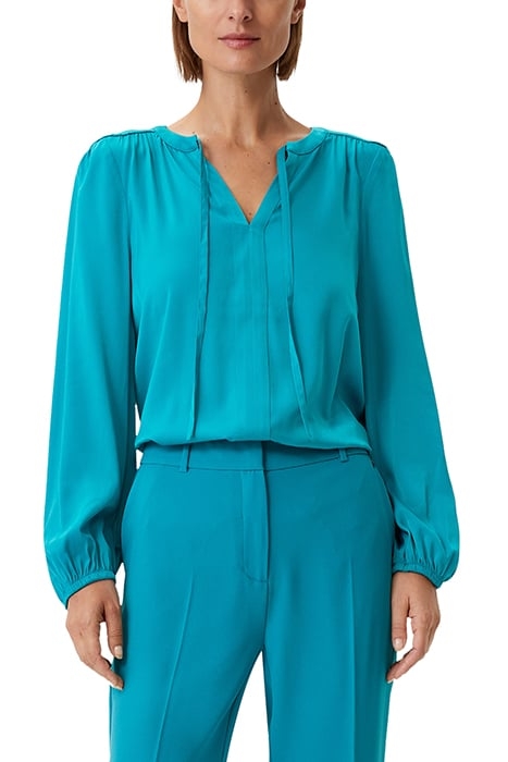 COMMA BLOUSES BLUE GREEN 1