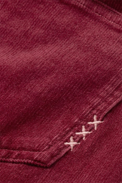 THE CHARM - HIGH RISE FLARED PANTS IN GARMENT DYE CORDUROY B 8