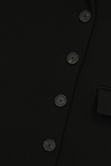 SLEEVELESS TAILOR DRESS BLACK 2