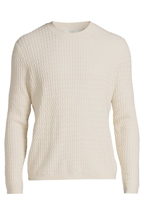 NATURAL TEXTURED KNIT SWEATER NATURAL 3