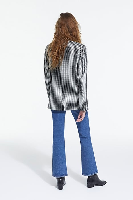 SIMPLE SOFT JACKET BLACK WHITE 4