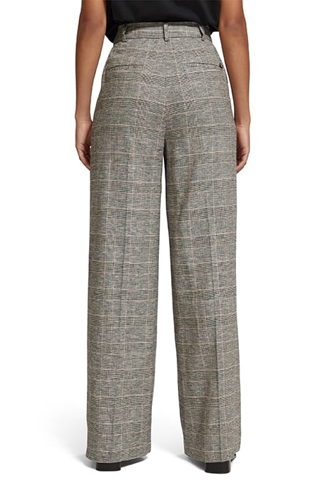 HANA - HIGH RISE WIDE LEG PRINCE OF WALES PANT PRINCE OF WAL 2