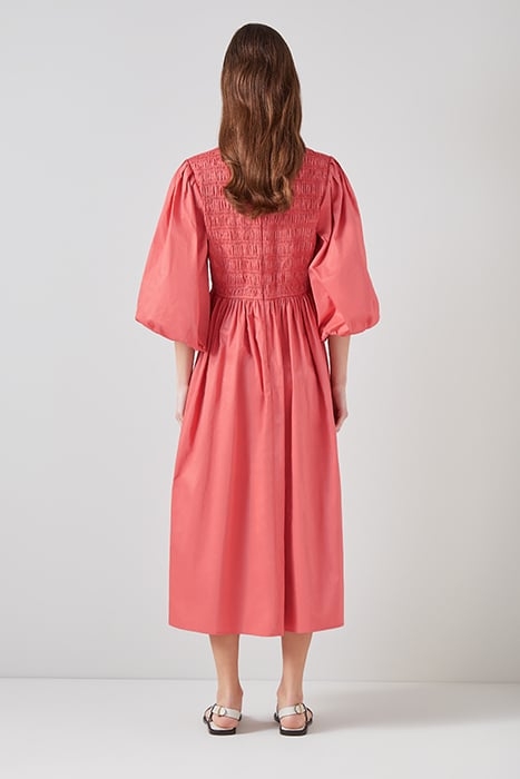 DR CALISTER SMOCK DRESS ROSE 2