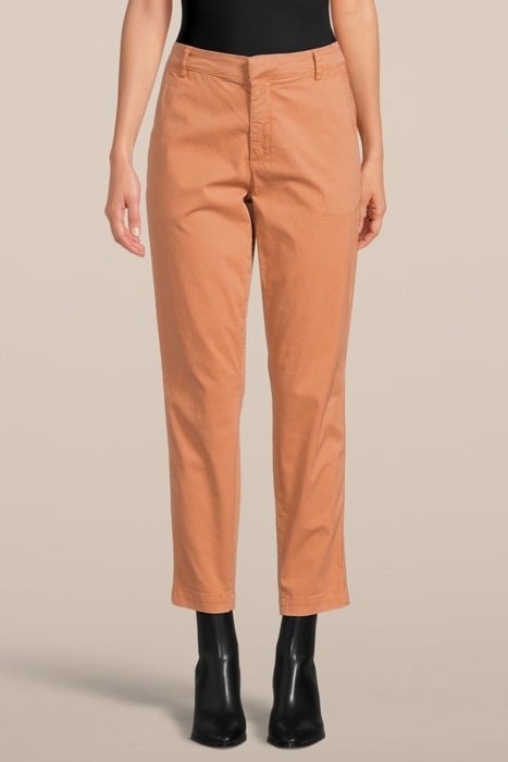 CHINO PANTS PEACHY FINE TWILL RED 1