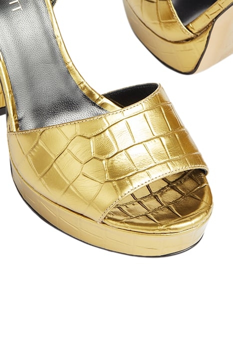 FS SOLANGE OPEN TOE GOLD 4