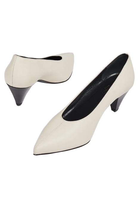 CC ZAYLA CONE HEEL ECRU 3