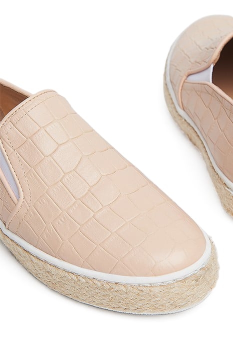 JULIANA - SLIP ON TRAINER NUDE 3