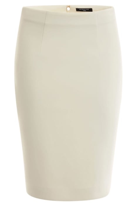 SCUBA PENCIL SKIRT PALE PEARL 4