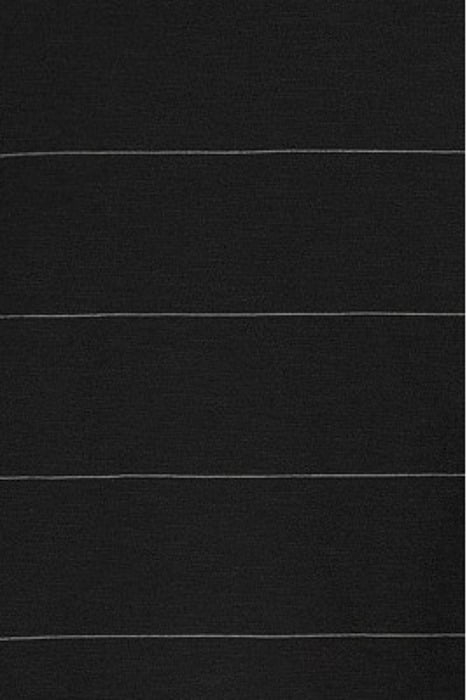 BLACK T-SHIRT WITH ECRU STRIPES BLACK 5