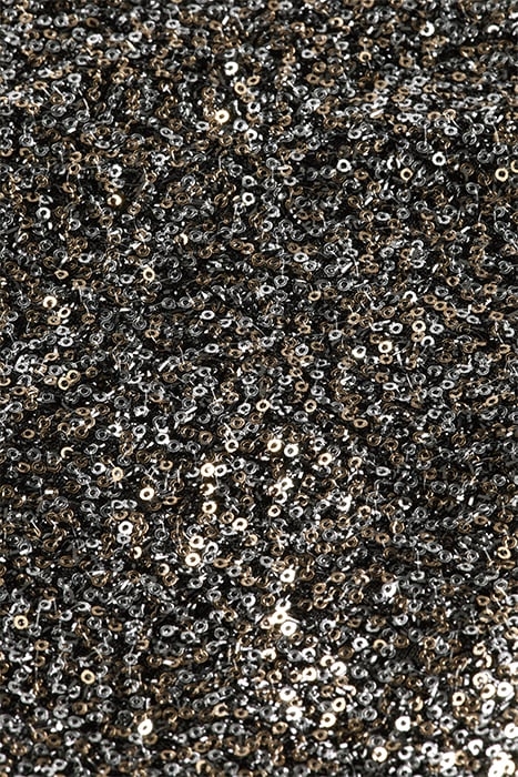 LOWRY MID RISE SLIM PANT IN MIXED SEQUINS BLACK 6