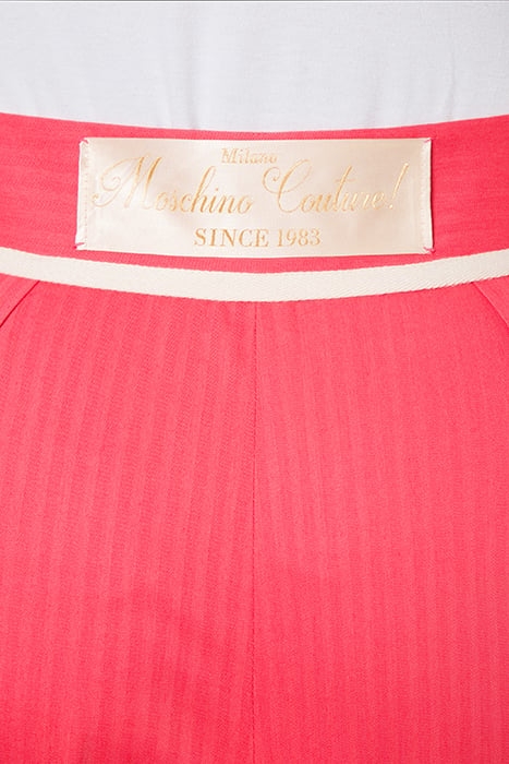 SARTORIAL DETAILS HERRINGBONE COTTON SHORTS PINK 5