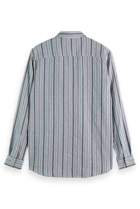 LIGHTWEIGHT DOBBY STRIPE SHIRT BLUE STRIPE 2
