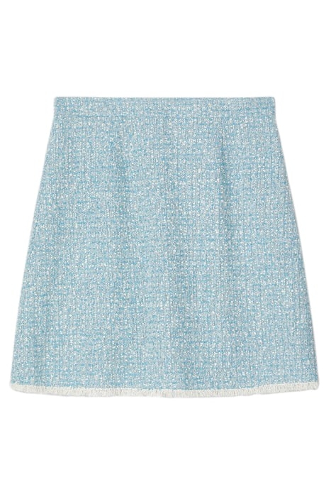 SK KARIS TWEED SKIRT BLUE/CREAM 3